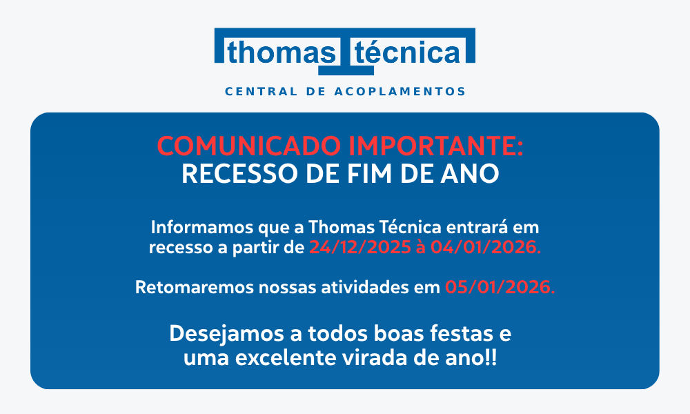 Comunicado de recesso — Thomas Técnica
